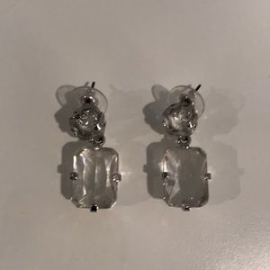 White House Black Market Crystal Earrings